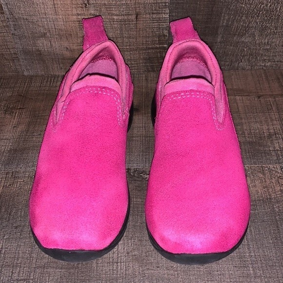 LANDS END toddler slip on shoes-‎ size 9- suede Leather - Picture 4 of 9
